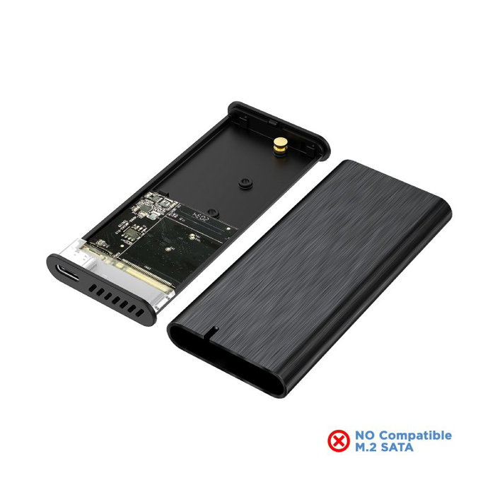 Aisens Caja Externa M.2 NVMe ASM2-008B USB 3.2 Gen2 Negra Aisens Caja Externa M.2 NVMe ASM2-008B USB 3.2 Gen2 Negra